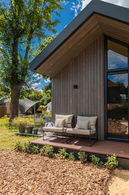 Tinyhouse Tijm Met Hottub Villa เมียร์เซน ภายนอก รูปภาพ